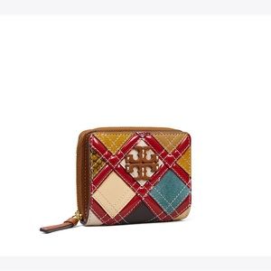 Tory Burch McGraw Patchwork Bi-Fold Wallet Rare